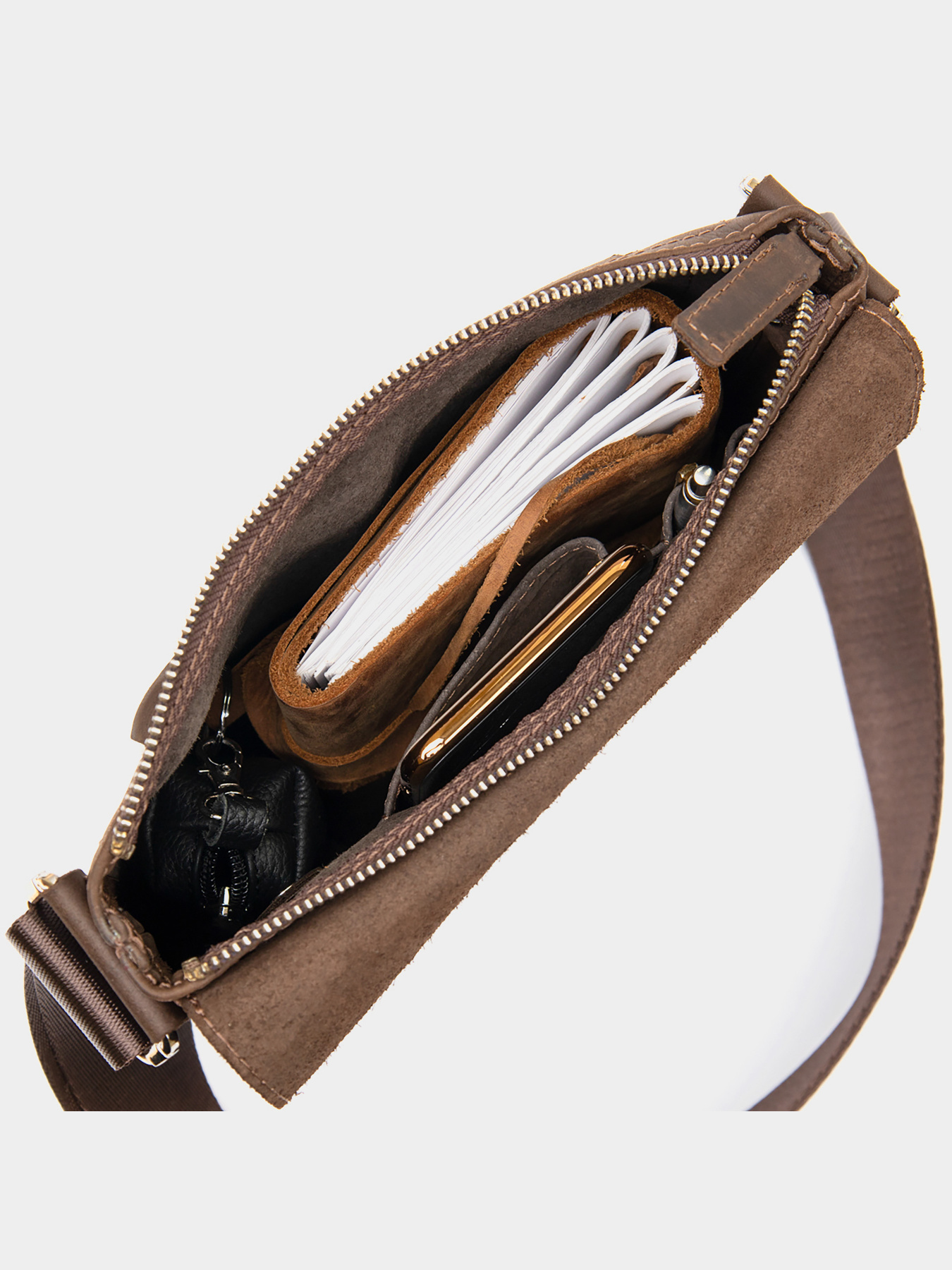 Мессенджер Grande Pelle модель bag24_11432 Фото