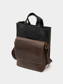 Мессенджер Grande Pelle модель bag24_11432 Фото