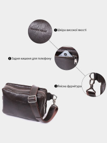 Кросс-боди Grande Pelle модель bag24_22575 Фото