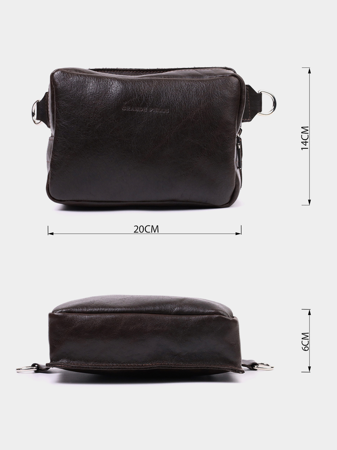 Кросс-боди Grande Pelle модель bag24_22575 Фото