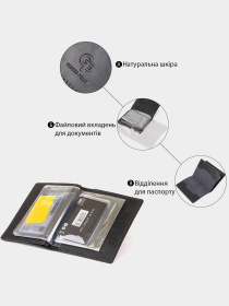 Обложка для документов Grande Pelle модель bag24_11494 Фото