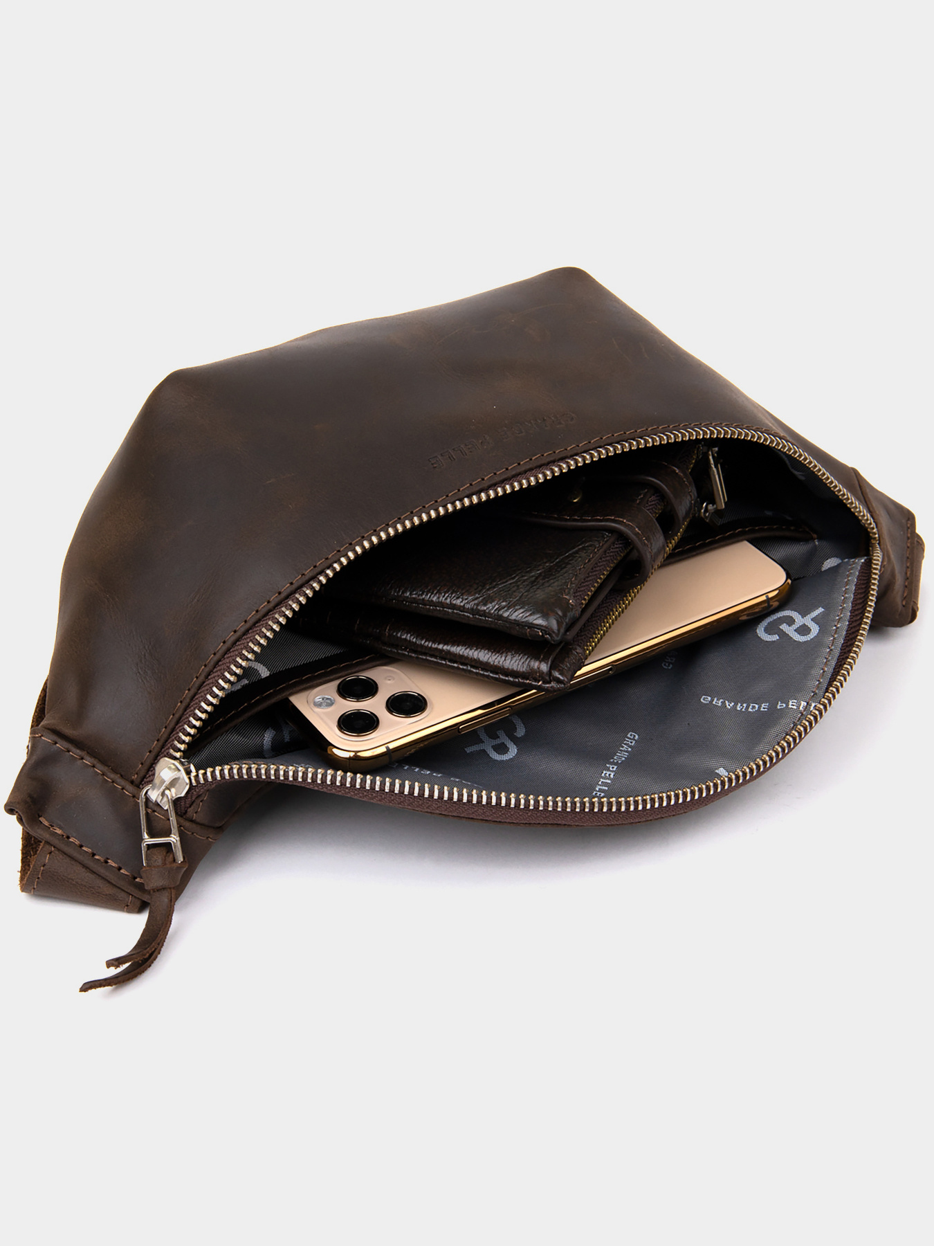 Поясная сумка Grande Pelle модель bag24_11154 Фото