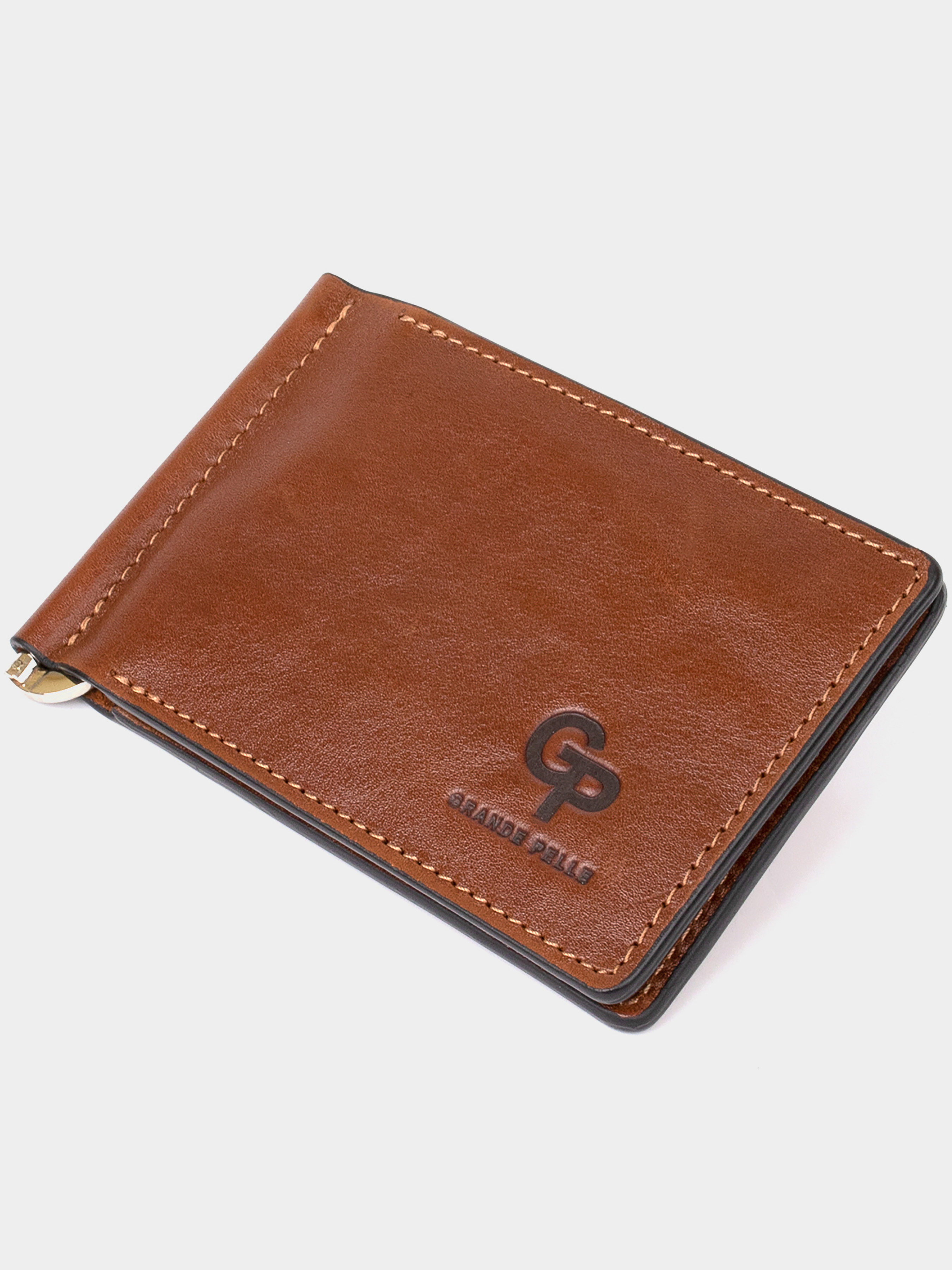 Grande Pelle Портмоне (bag24_11474) Чоловіче колір - Коричневий матеріал - Шкіра