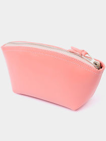 Женская косметичка из кожи Amelin GRANDE PELLE  Пудровая Grande Pelle модель bag24_11299 Фото