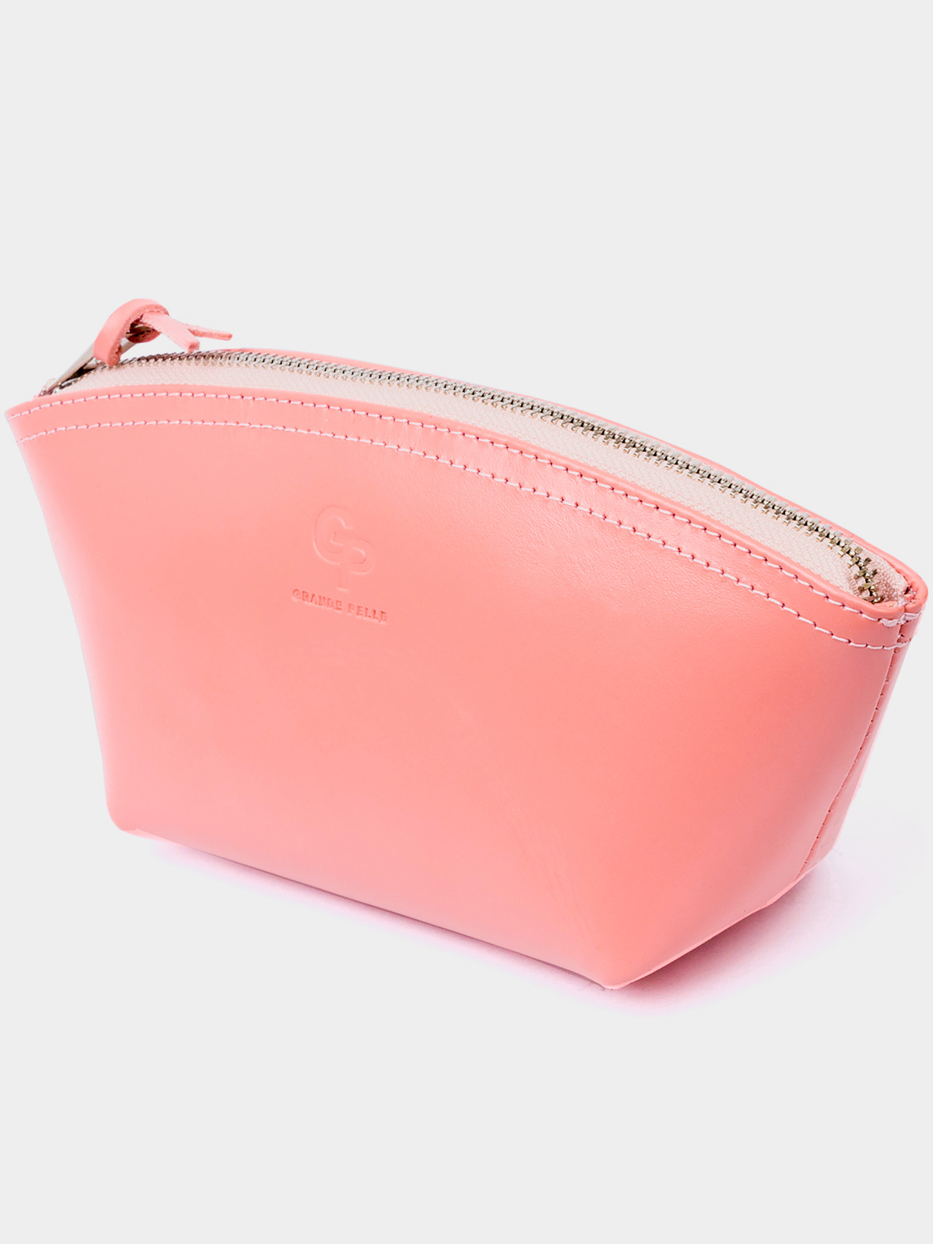 Жіноча косметичка зі шкіри Amelin GRANDE PELLE  Пудровая Grande Pelle модель bag24_11299 Фото