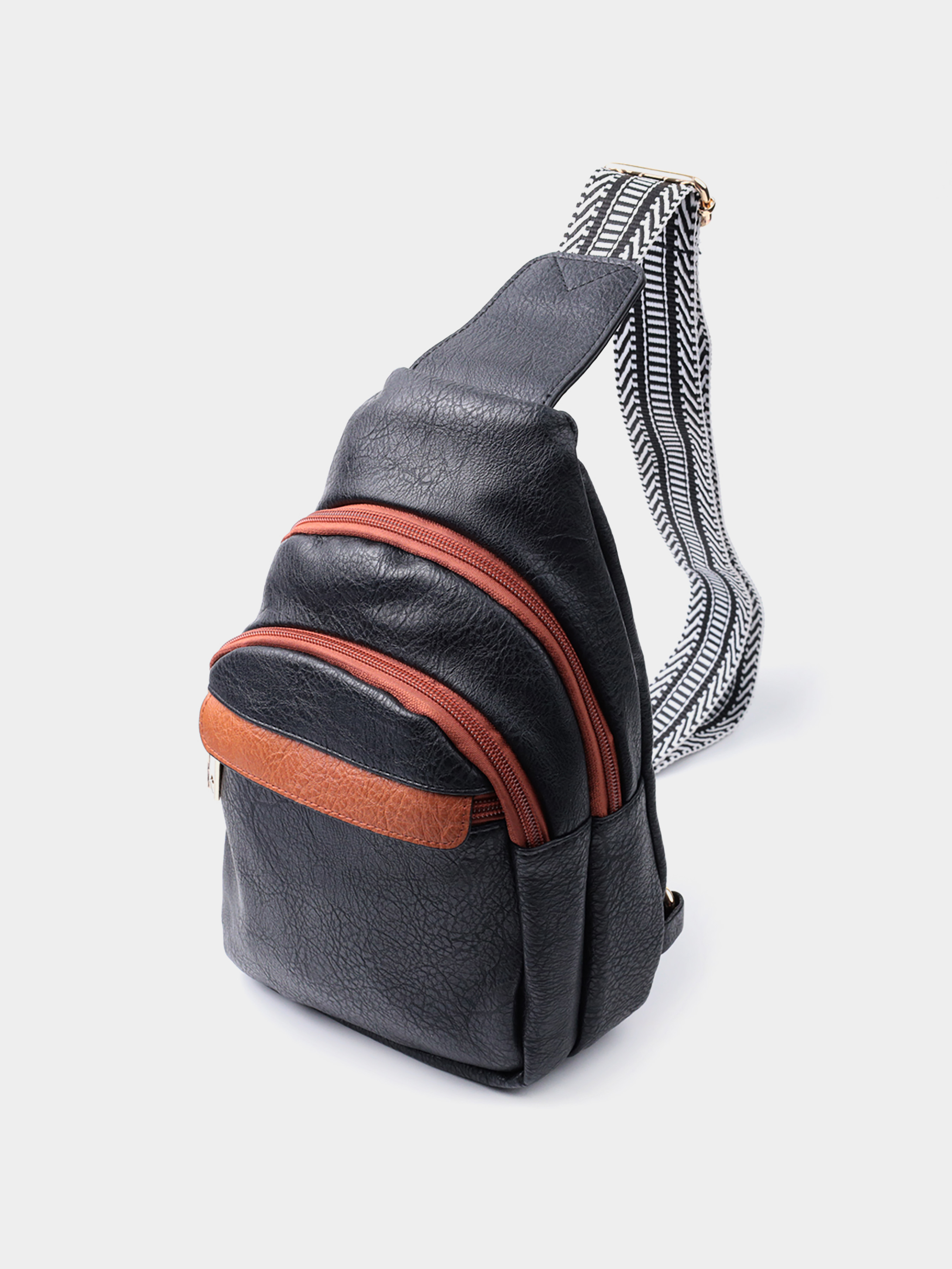 Vintage Крос-боді (bag24_22787) Жіноче колір - Чорний матеріал - Екошкіра Vintage - купити в Україні