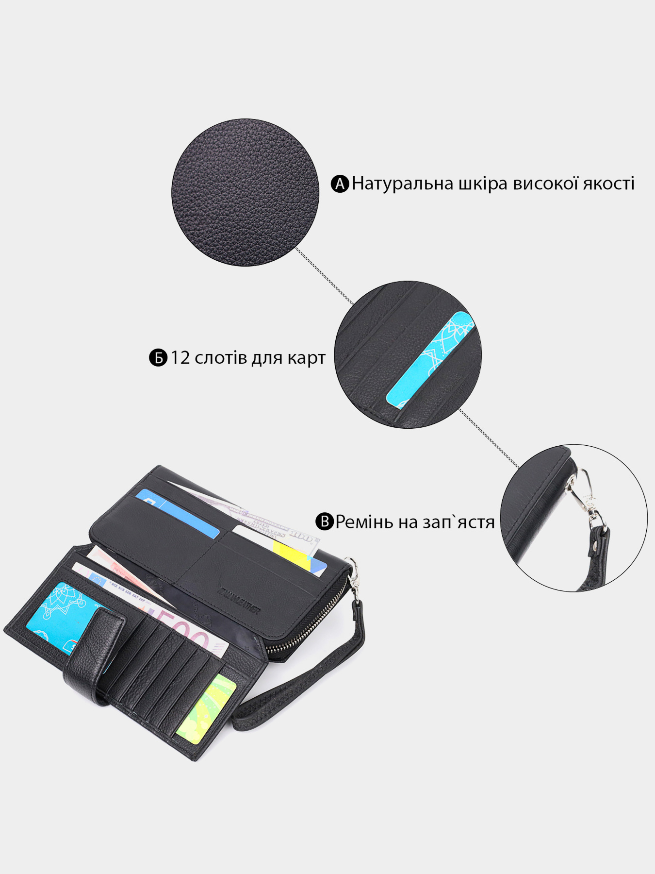 Кошелек ST Leather Accessories модель bag24_19432 Фото