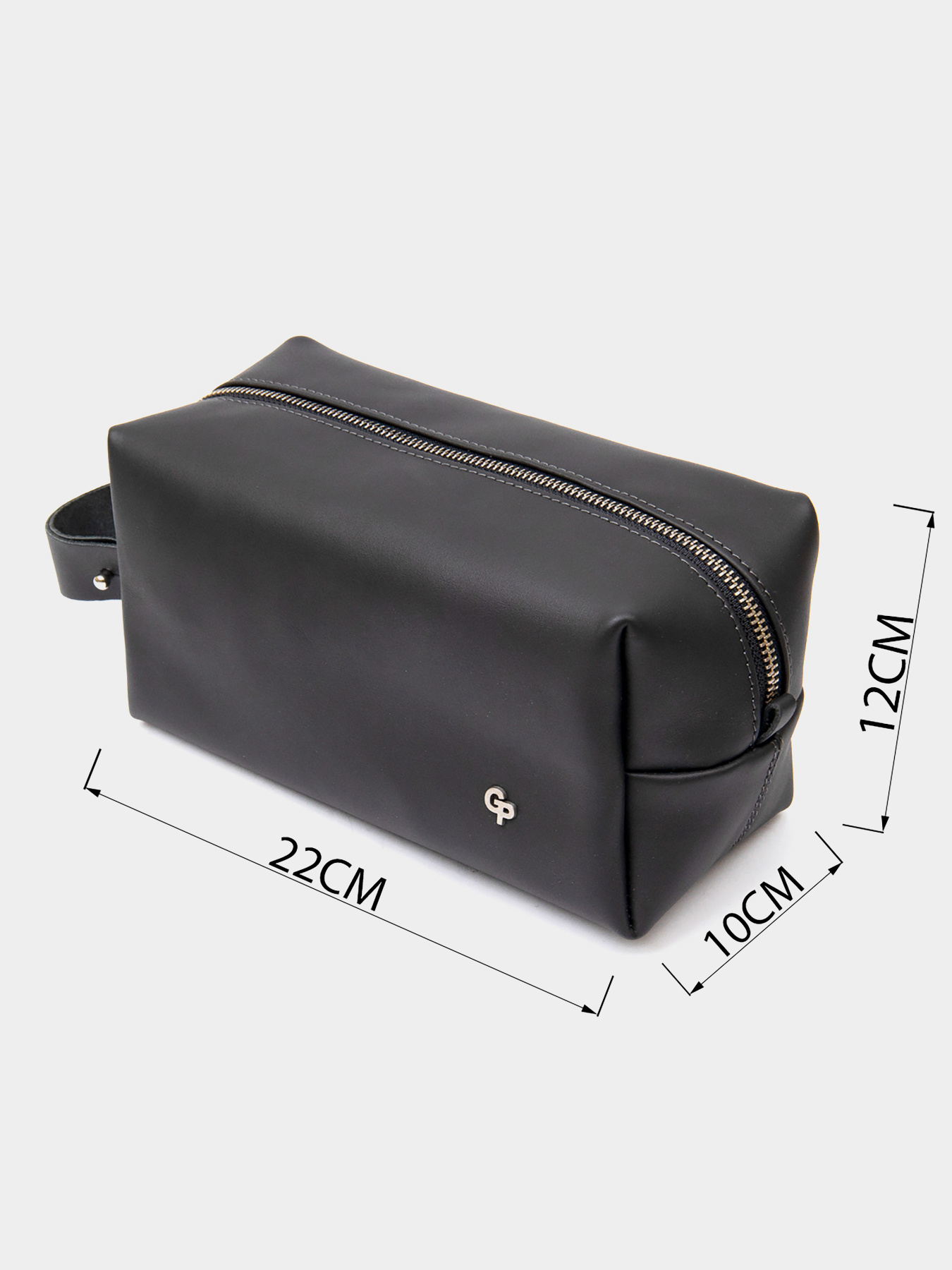 Мужской матовый кожаный несессер GRANDE PELLE  Черный Grande Pelle модель bag24_11508 Фото