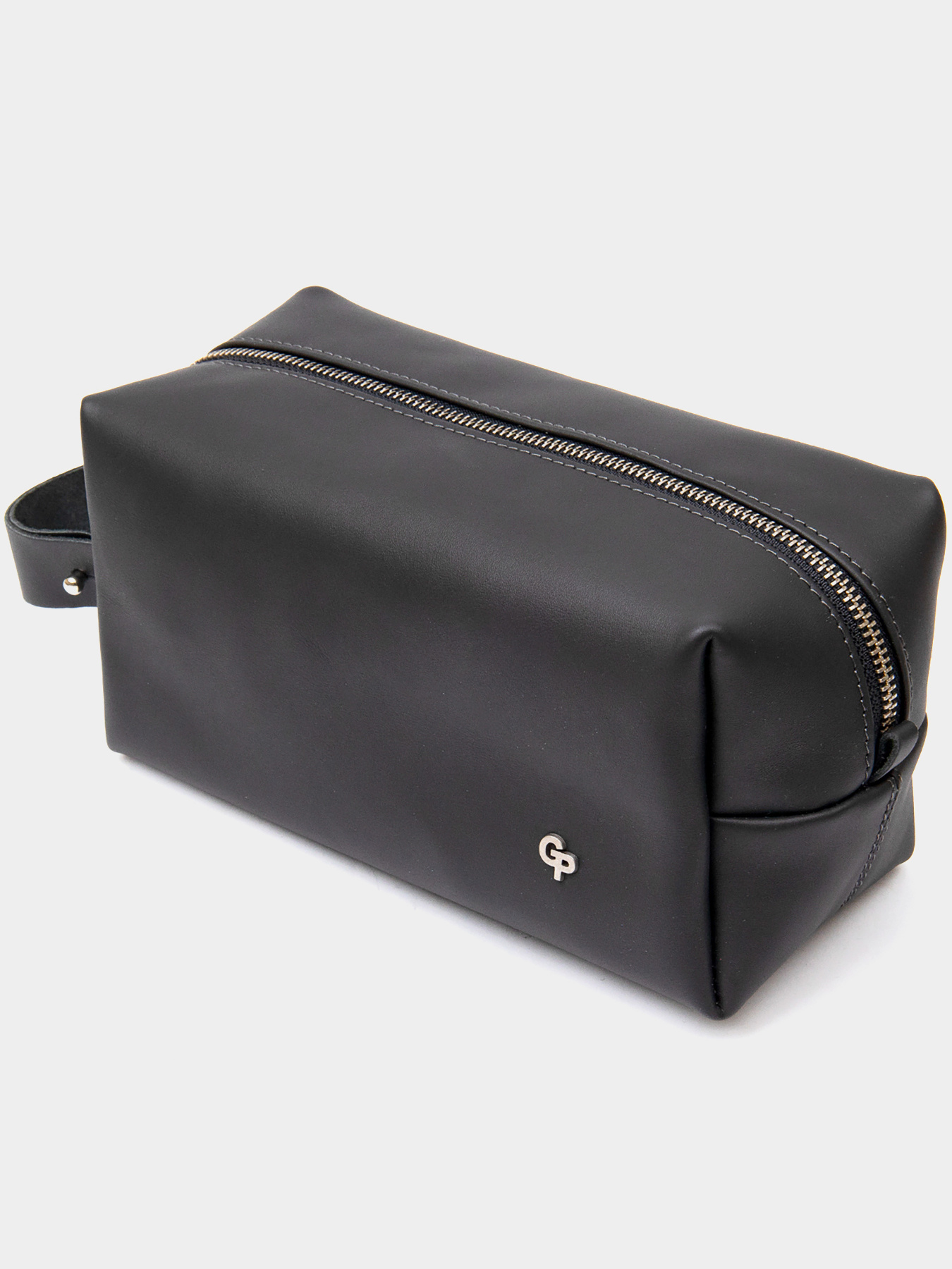 Мужской матовый кожаный несессер GRANDE PELLE  Черный Grande Pelle модель bag24_11508 Фото