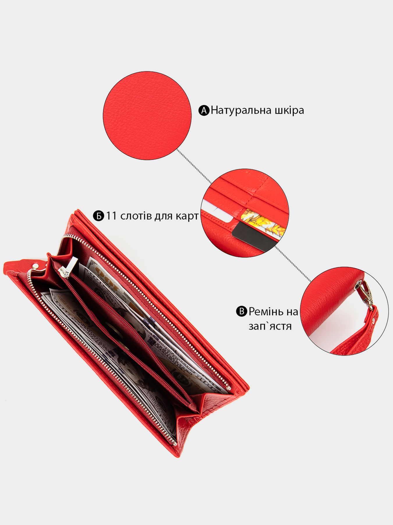 Гаманець ST Leather Accessories модель bag24_19372 Фото