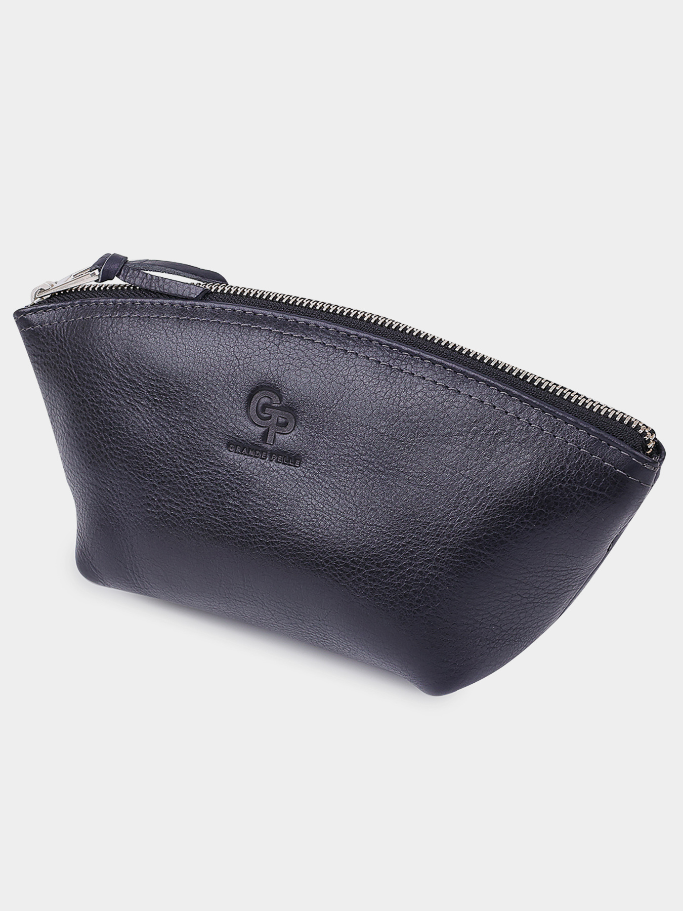 Кожаная женская Органайзер-косметичка GRANDE PELLE  Черный Grande Pelle модель bag24_11570 Фото