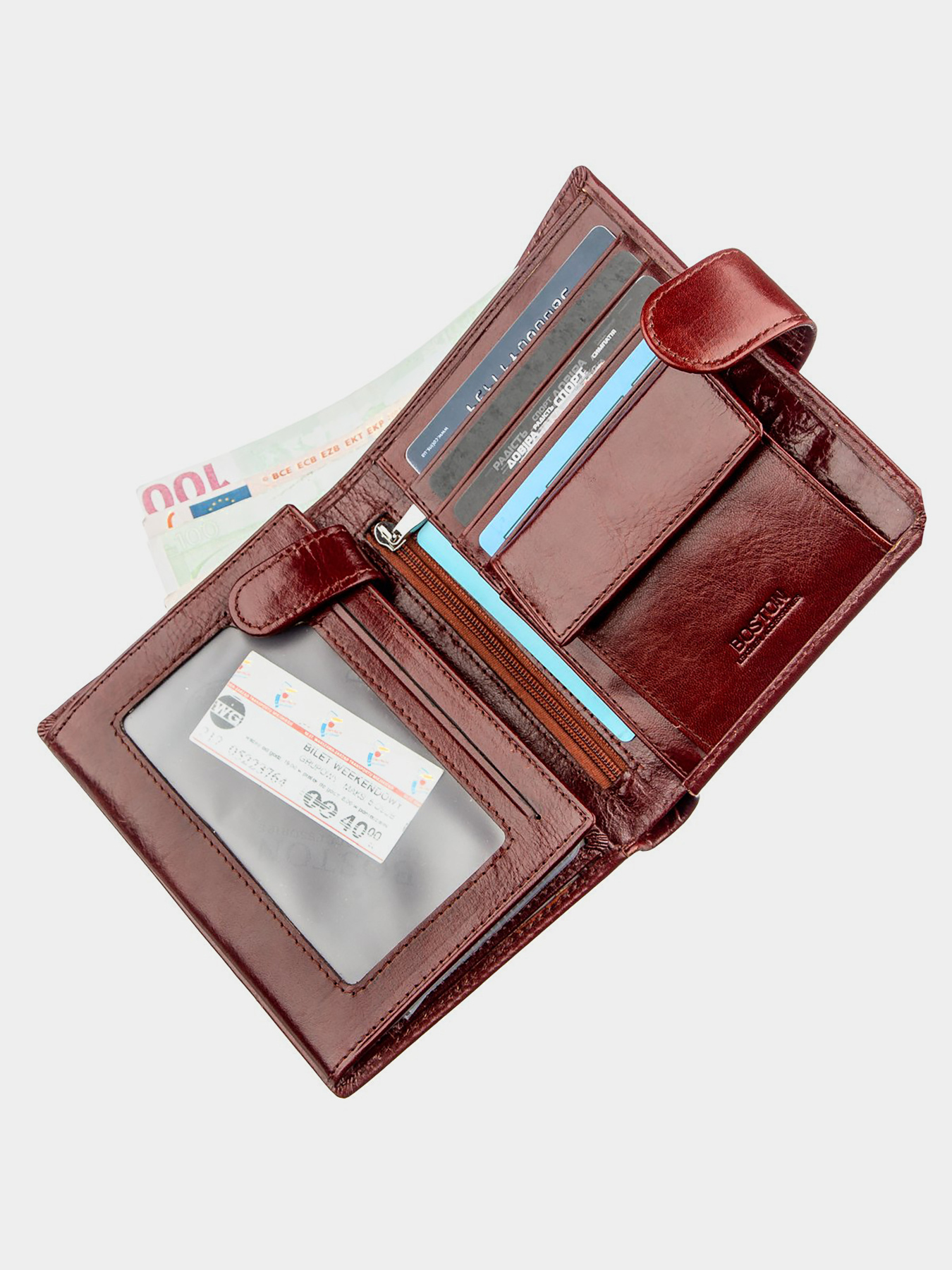 Портмоне Boston Leather Accessories модель bag24_18814 Фото