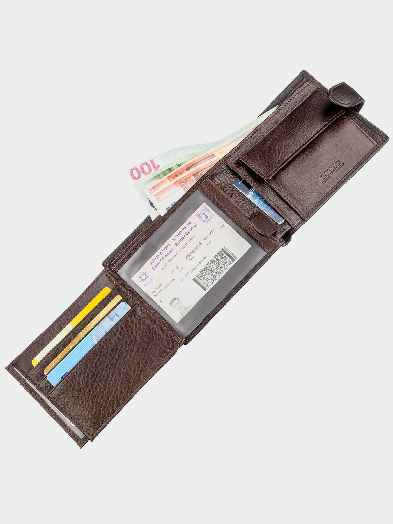 Кошелек Boston Leather Accessories модель bag24_18819 Фото