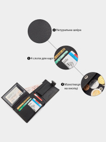 Гаманець ST Leather Accessories модель bag24_18328 Фото