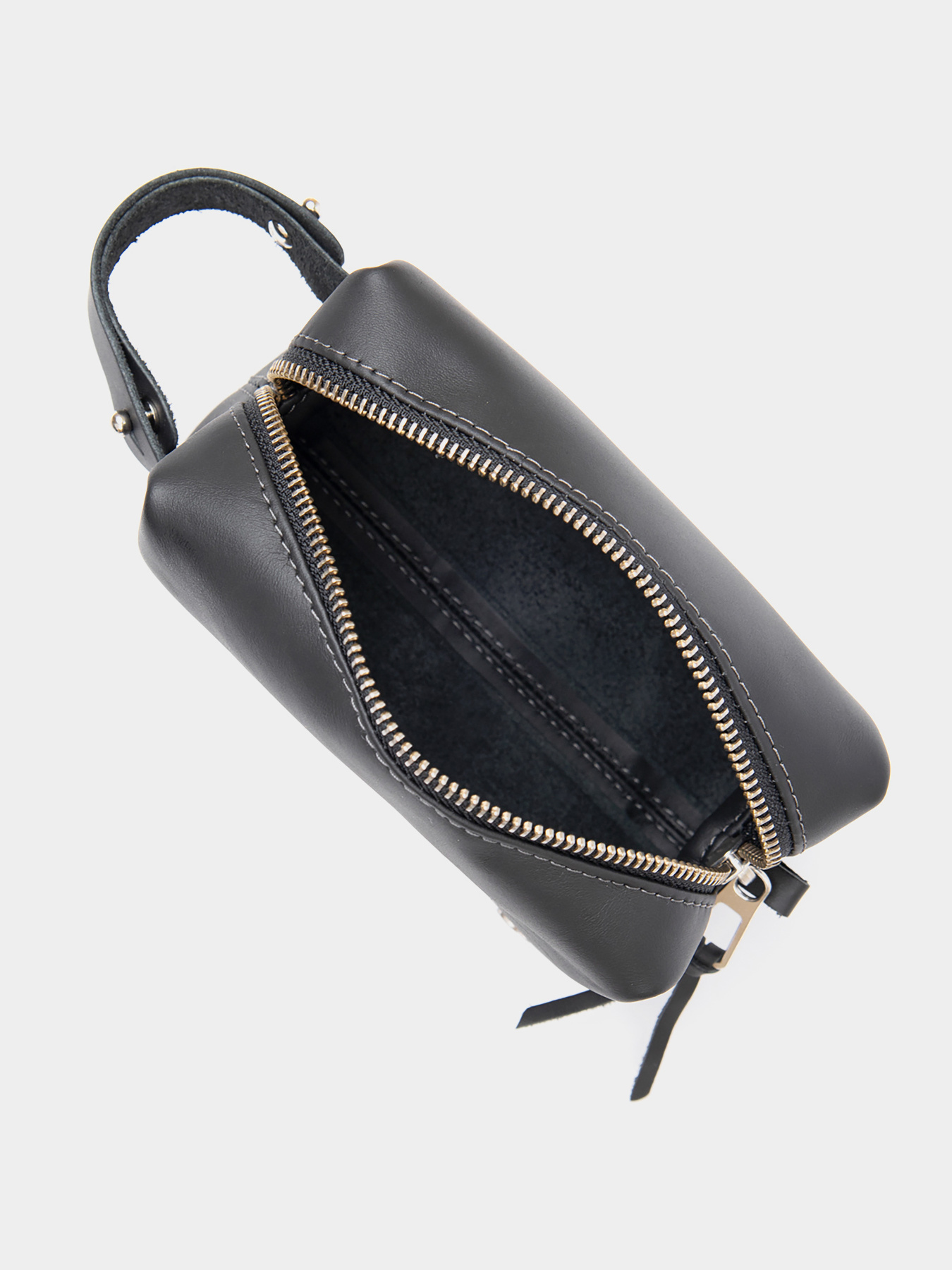 Кожаная Органайзер-косметичка для мужчин GRANDE PELLE  Черный Grande Pelle модель bag24_11507 Фото