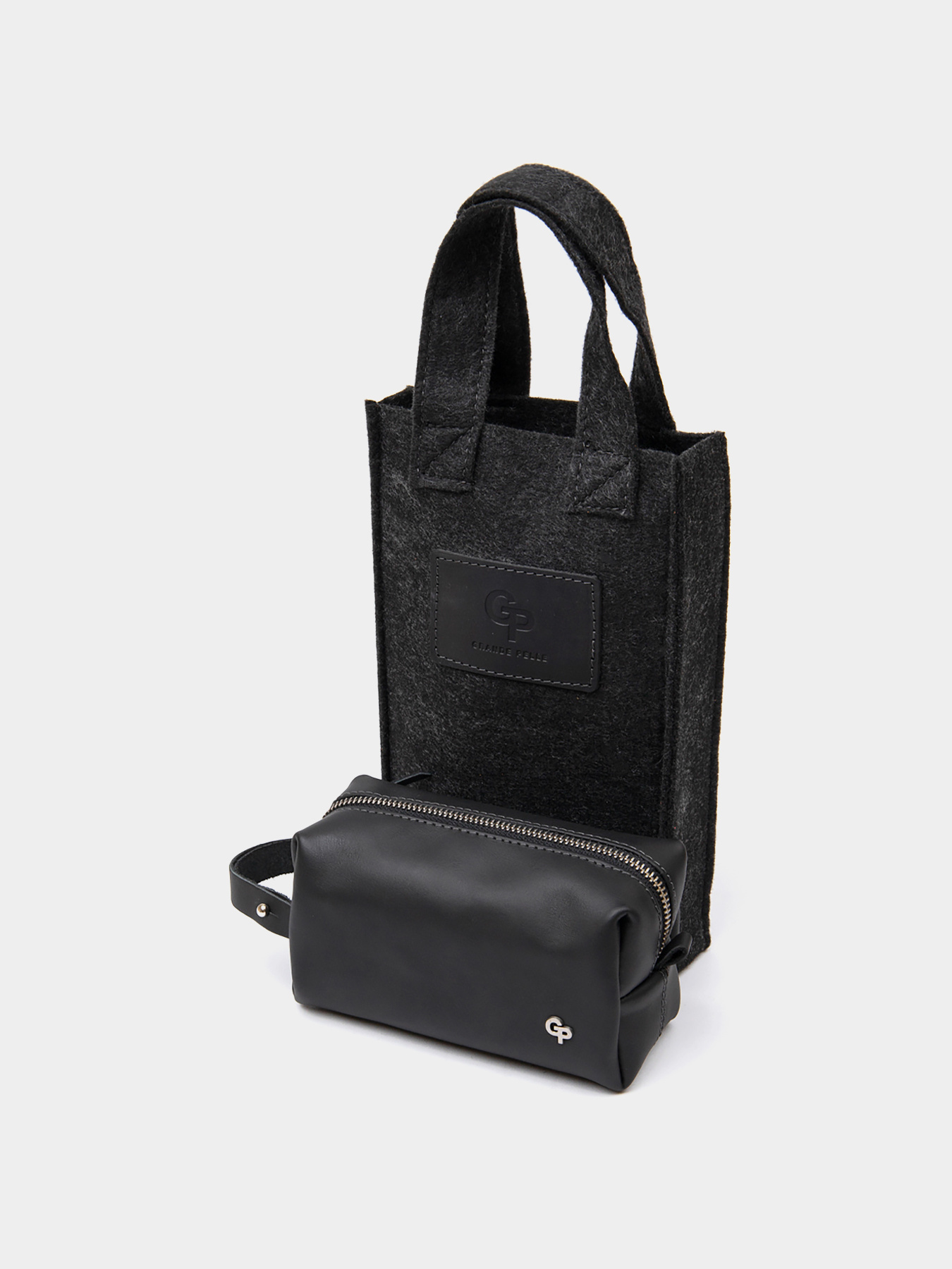 Кожаная Органайзер-косметичка для мужчин GRANDE PELLE  Черный Grande Pelle модель bag24_11507 Фото