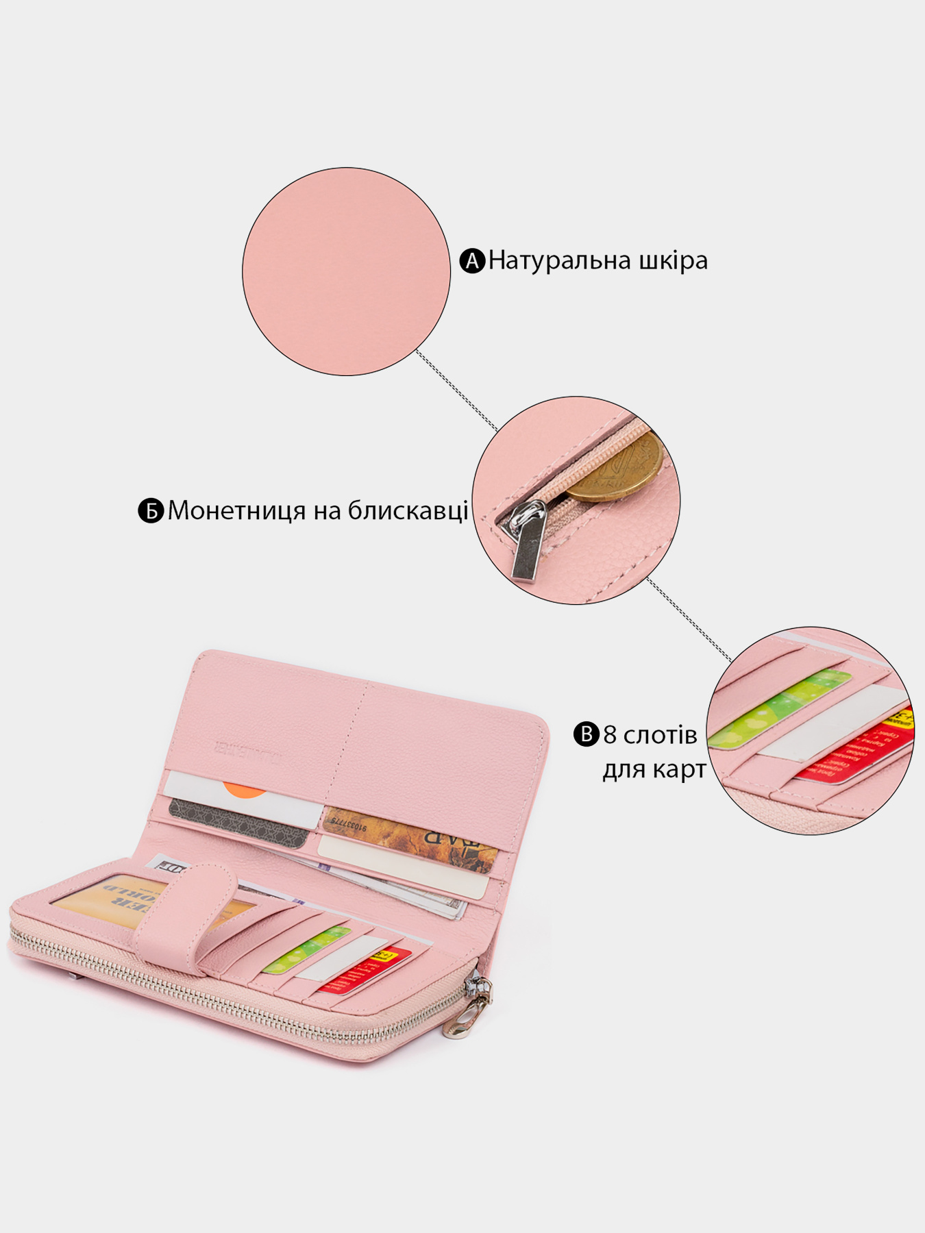 Гаманець ST Leather Accessories модель bag24_19303 Фото