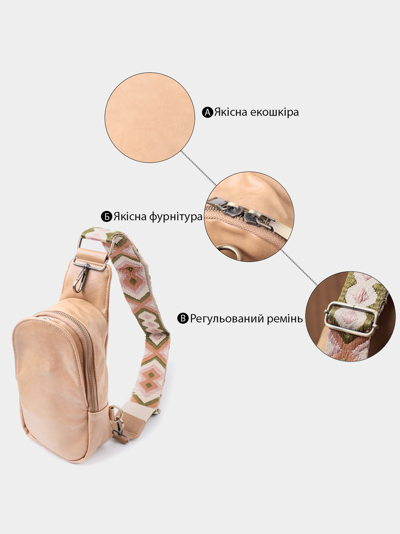 Кросс-боди Vintage модель bag24_22790 Фото