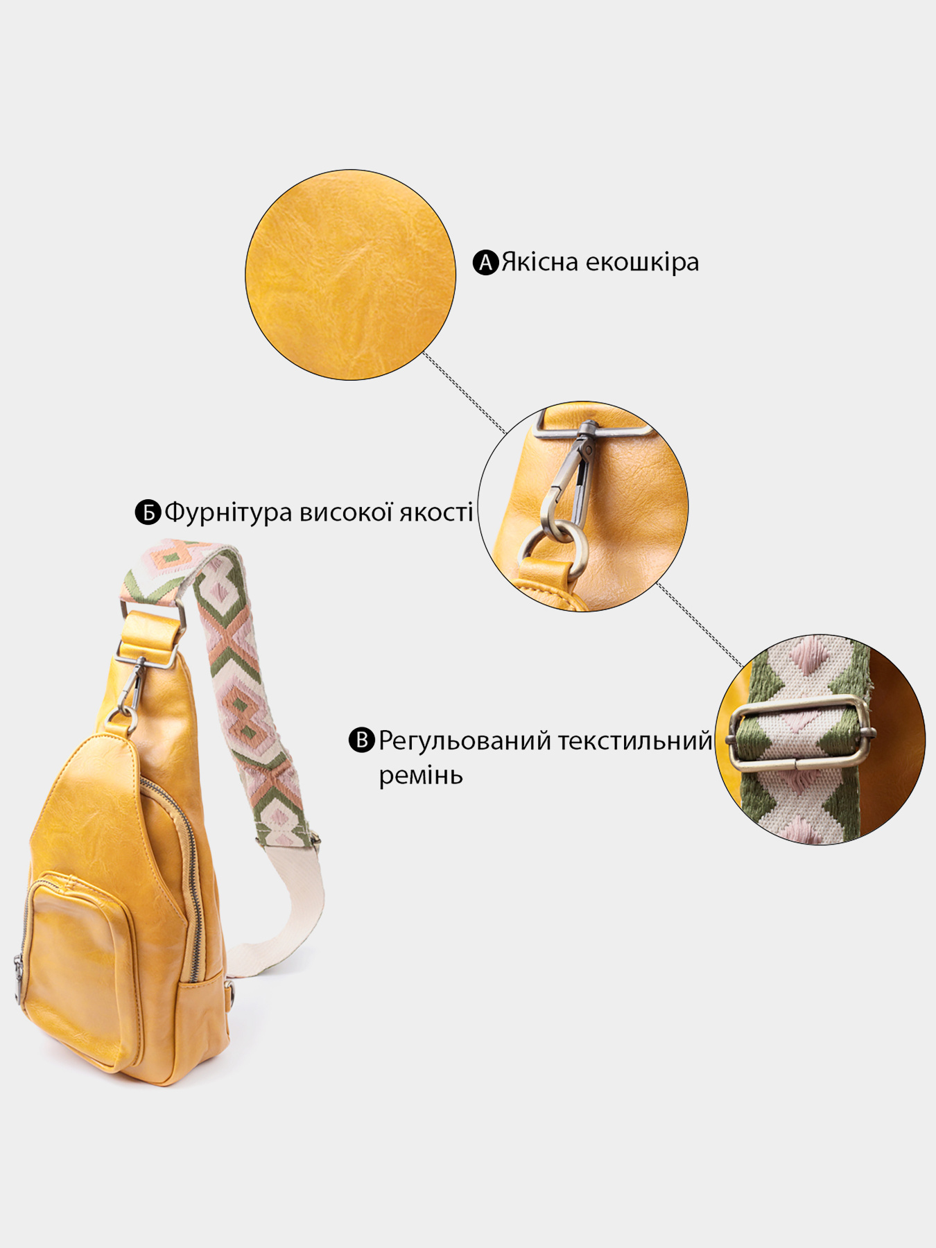 Кросс-боди Vintage модель bag24_22775 Фото