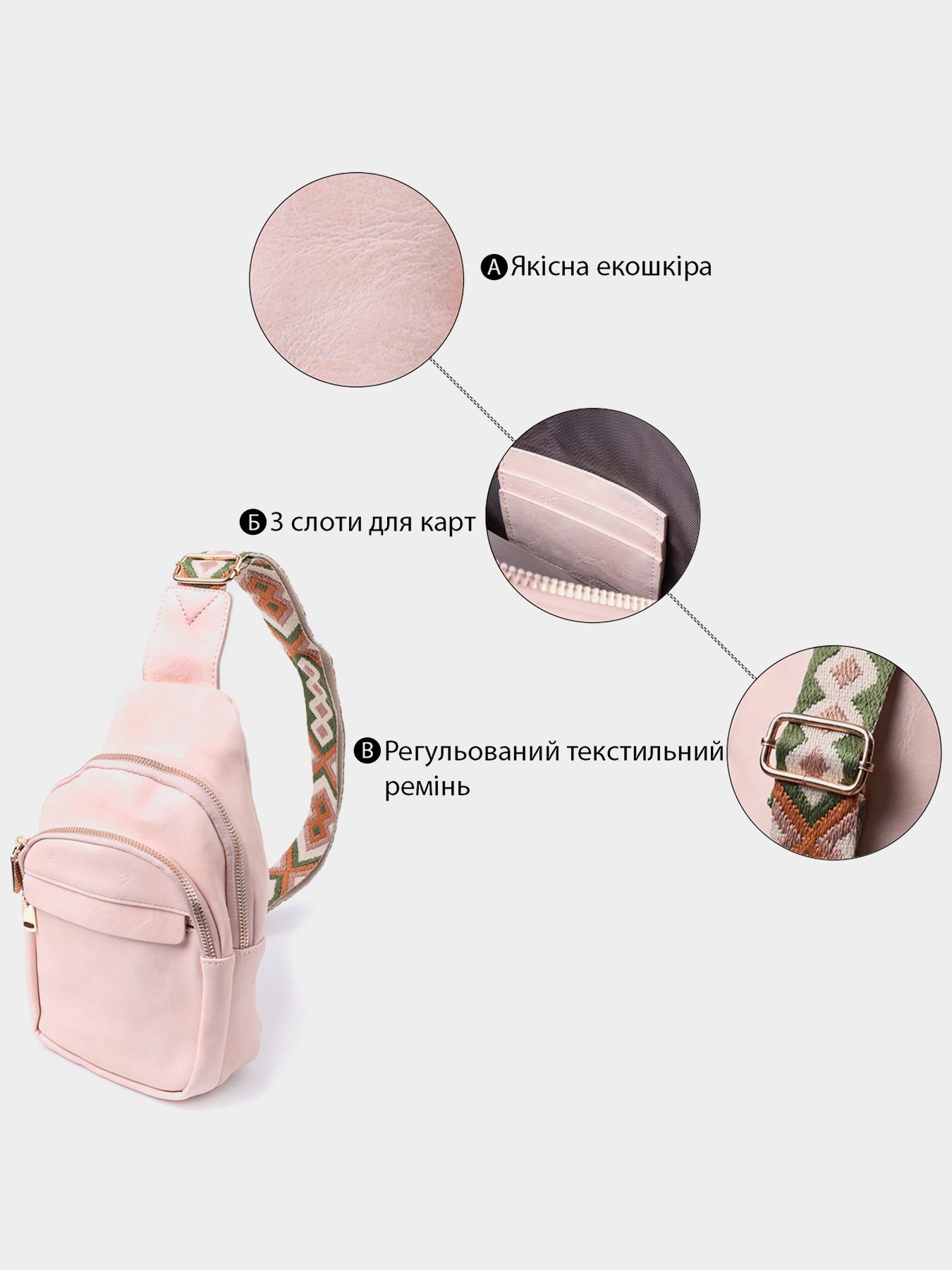 Кросс-боди Vintage модель bag24_22766 Фото