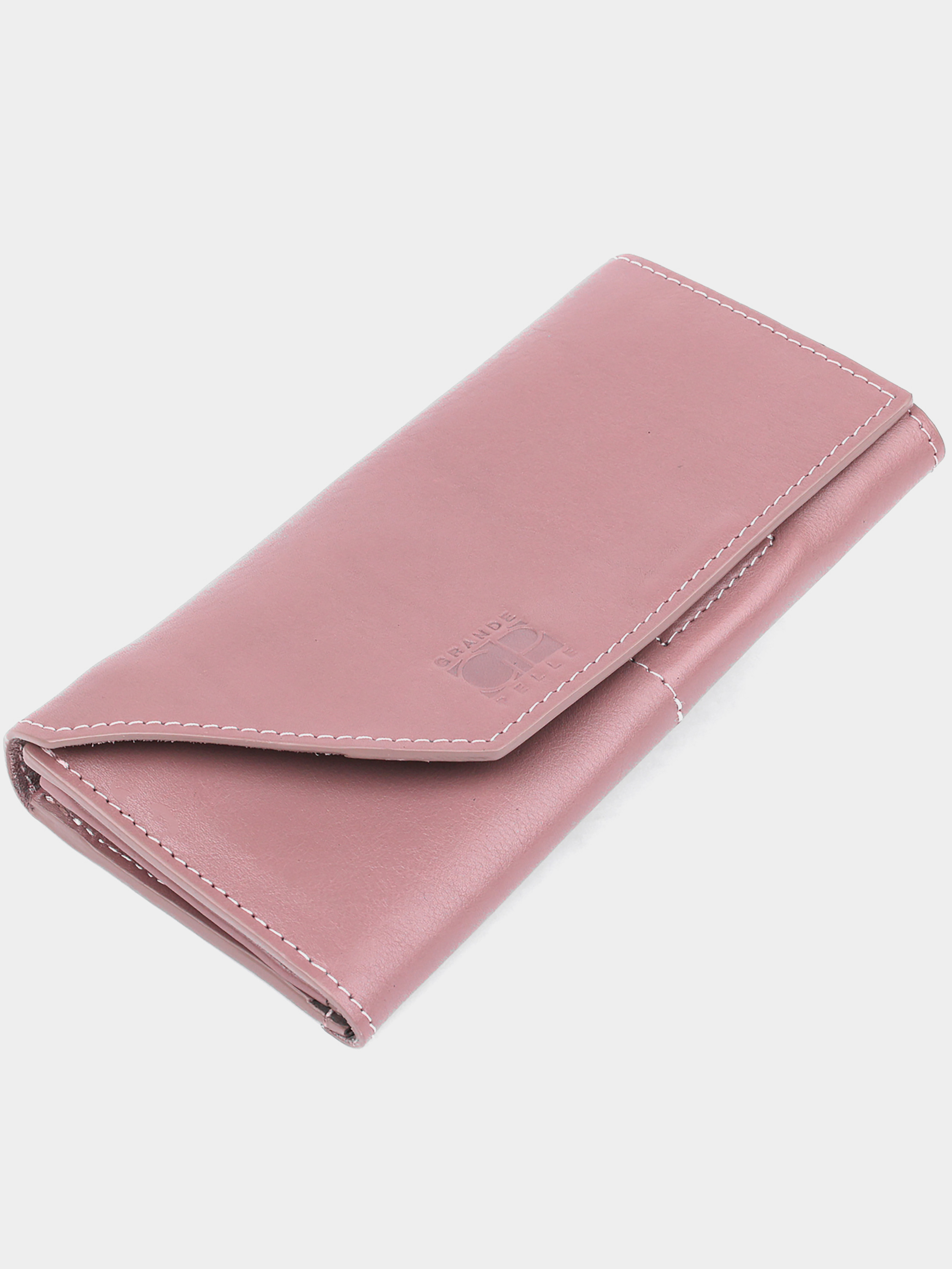 Grande Pelle Гаманець (bag24_11577) Жіноче колір - Рожевий матеріал - Шкіра