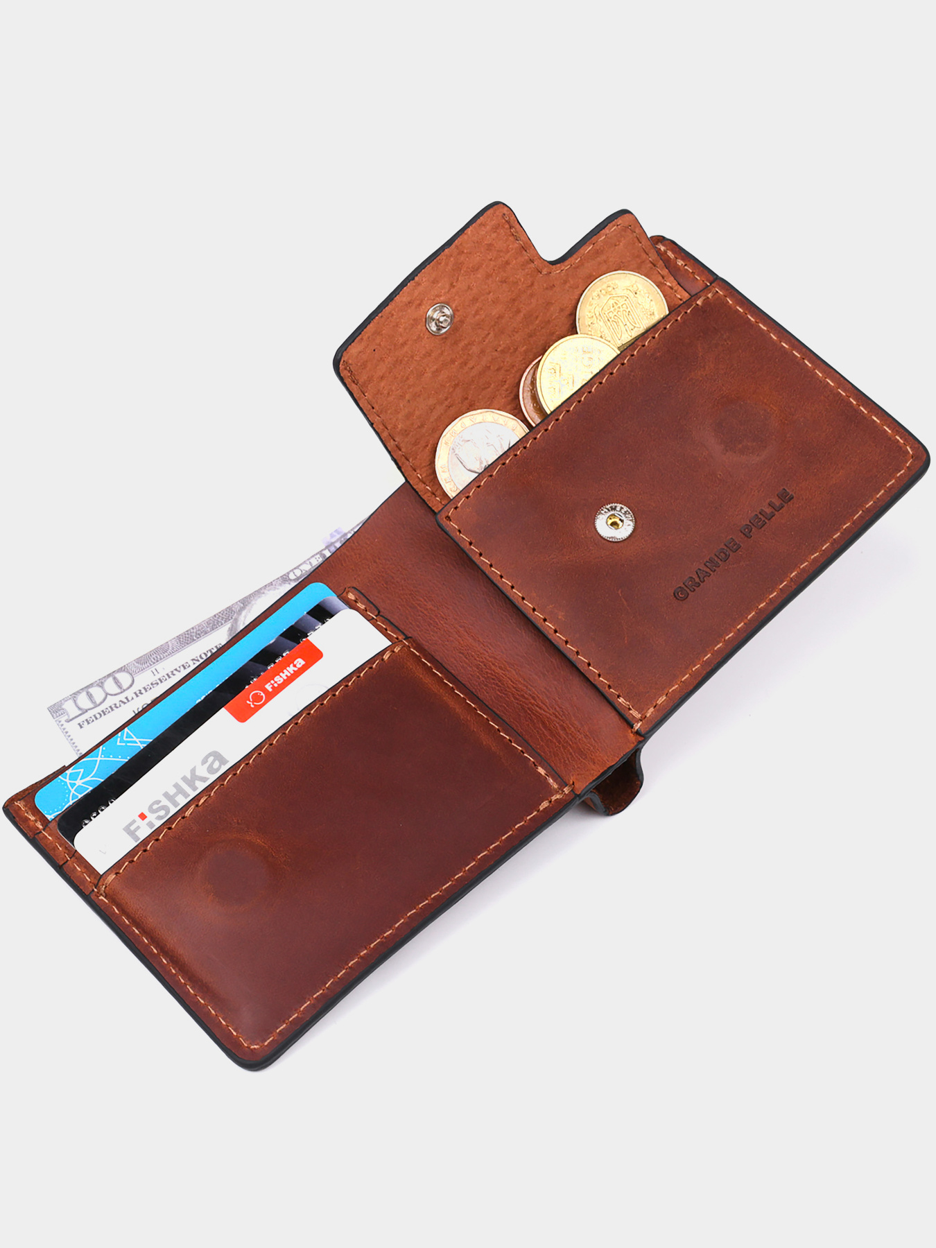 Портмоне Grande Pelle модель bag24_11236 Фото