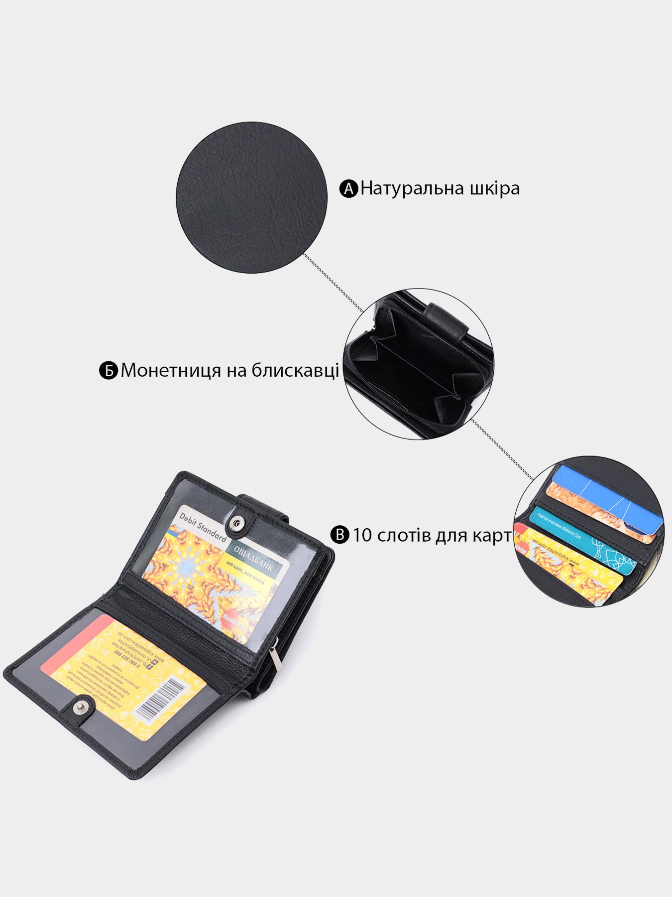 Гаманець ST Leather Accessories модель bag24_22713 Фото