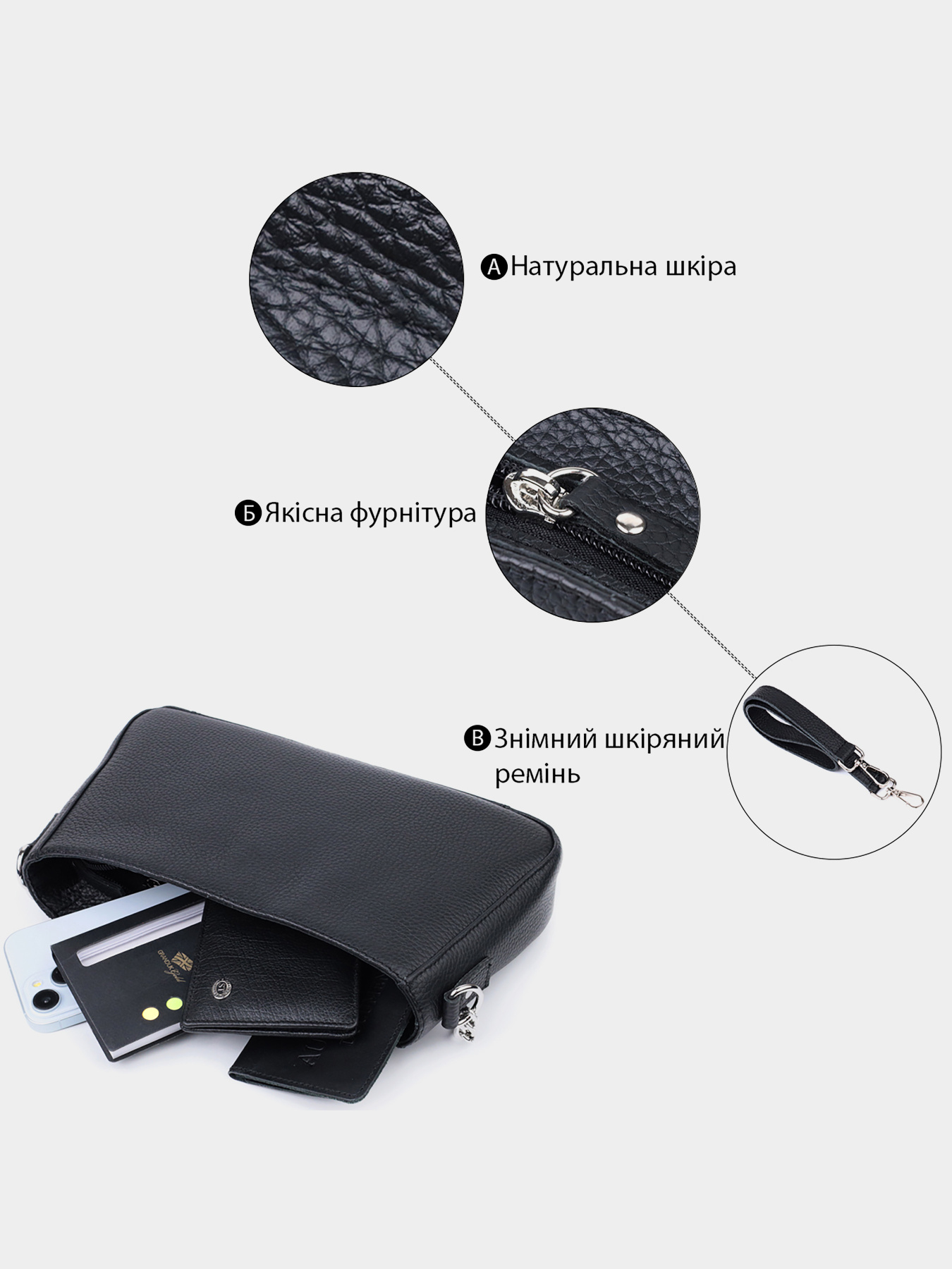 Кросс-боди Shvigel модель bag24_22837 Фото