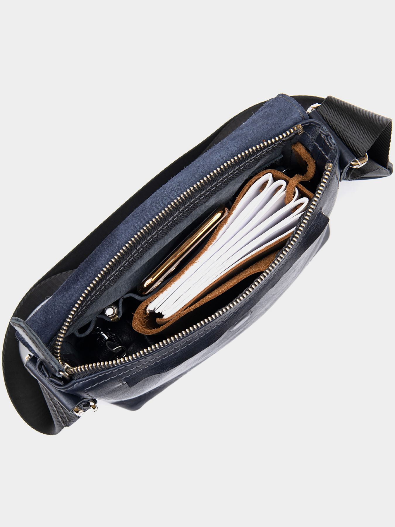 Мессенджер Grande Pelle модель bag24_11433 Фото