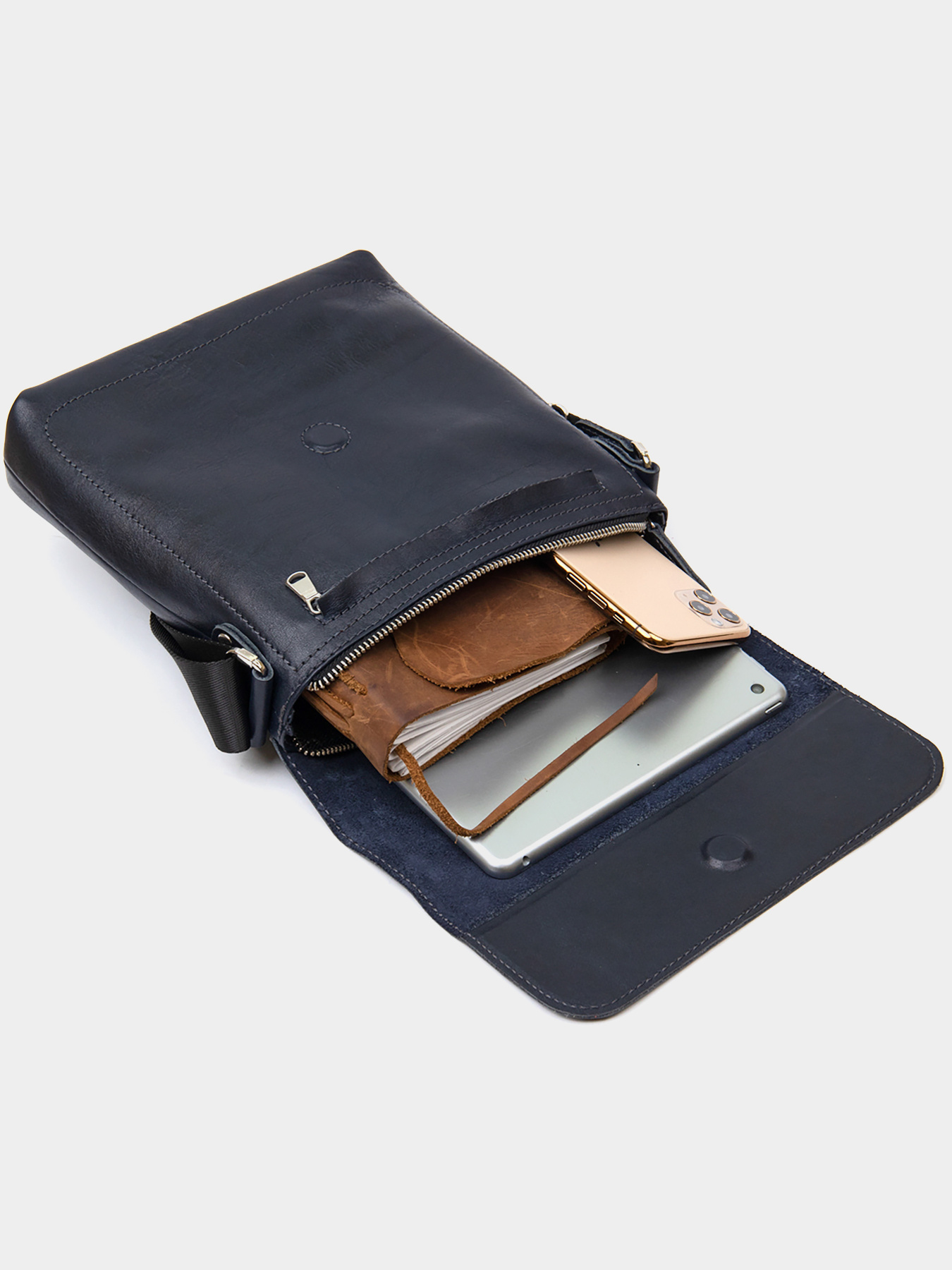 Мессенджер Grande Pelle модель bag24_11433 Фото