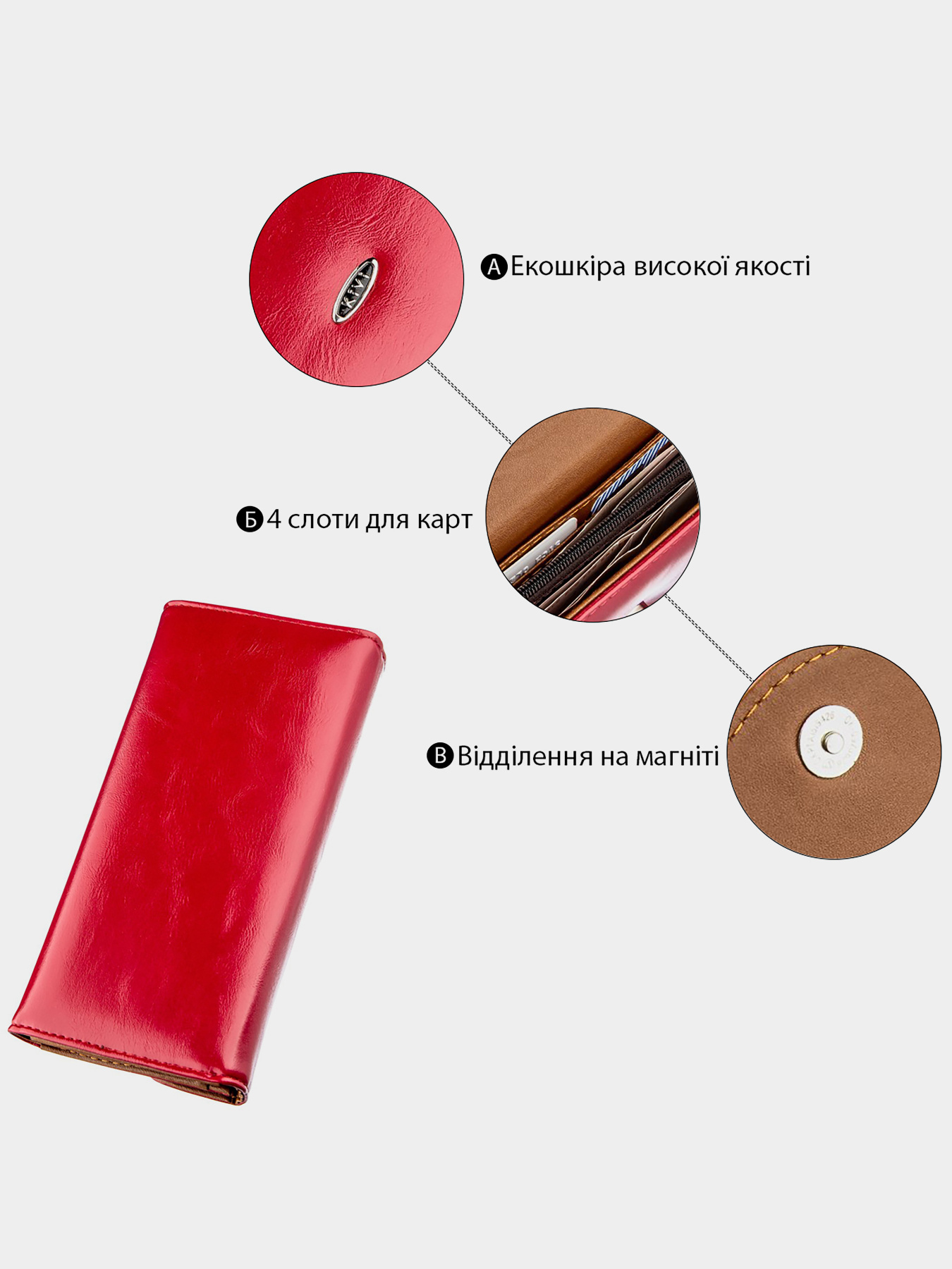 Кошелек Kivi модель bag24_19072 Фото