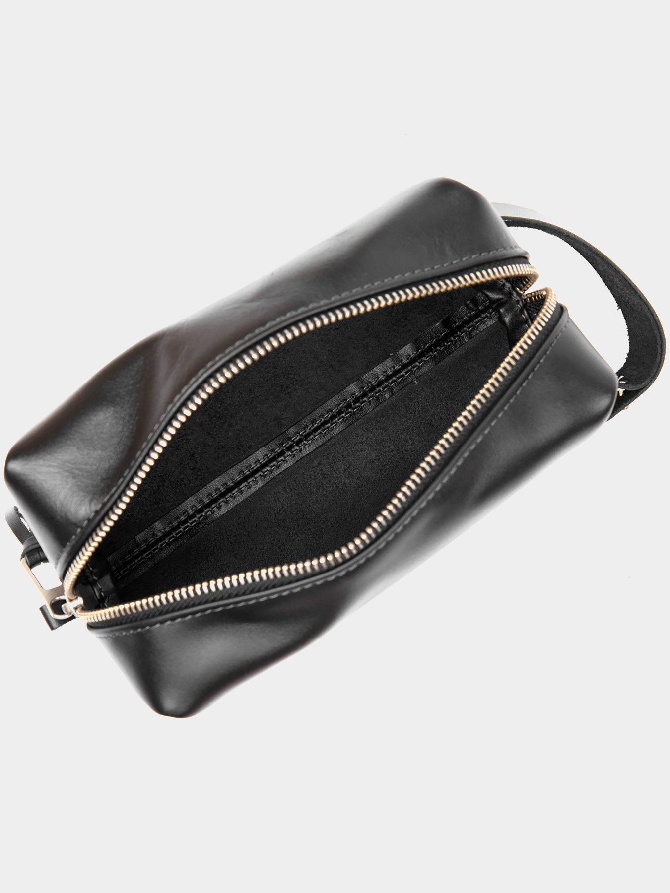 Кожаная мужская Органайзер-косметичка GRANDE PELLE  Черный Grande Pelle модель bag24_11415 Фото