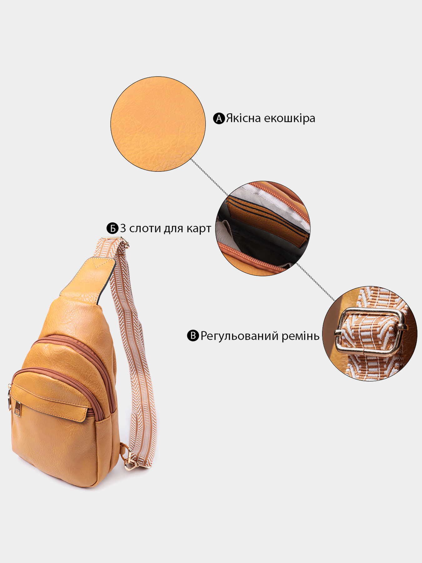 Кросс-боди Vintage модель bag24_22788 Фото