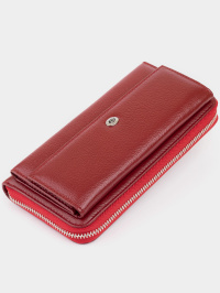 Бордовий - Гаманець ST Leather Accessories
