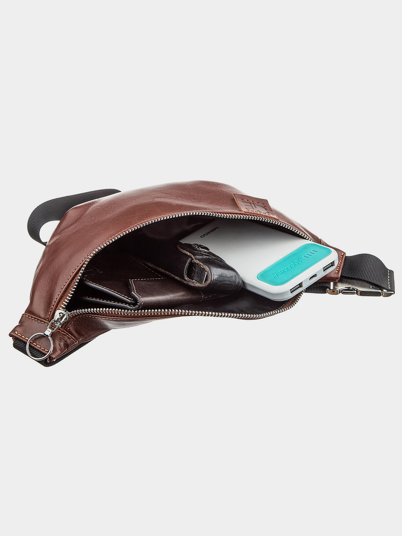 Поясная сумка Grande Pelle модель bag24_11141 Фото