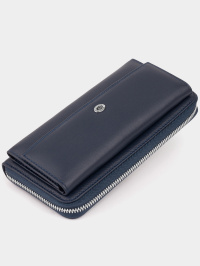 Синій - Гаманець ST Leather Accessories