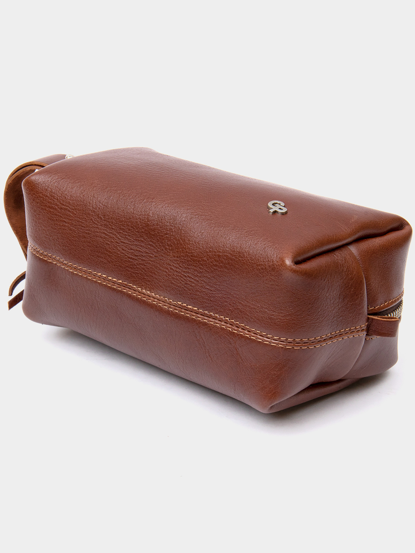 Мужской несессер из натуральной кожи GRANDE PELLE  Коричневый Grande Pelle модель bag24_11416 Фото