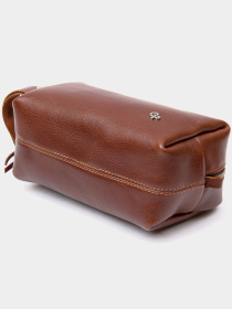 Мужской несессер из натуральной кожи GRANDE PELLE  Коричневый Grande Pelle модель bag24_11416 Фото
