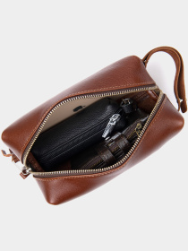 Мужской несессер из натуральной кожи GRANDE PELLE  Коричневый Grande Pelle модель bag24_11416 Фото