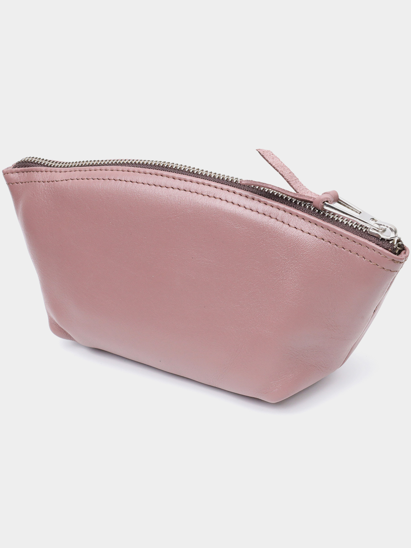 Очаровательная женская кожаная Органайзер-косметичка GRANDE PELLE  Пудровый Grande Pelle модель bag24_16793 Фото