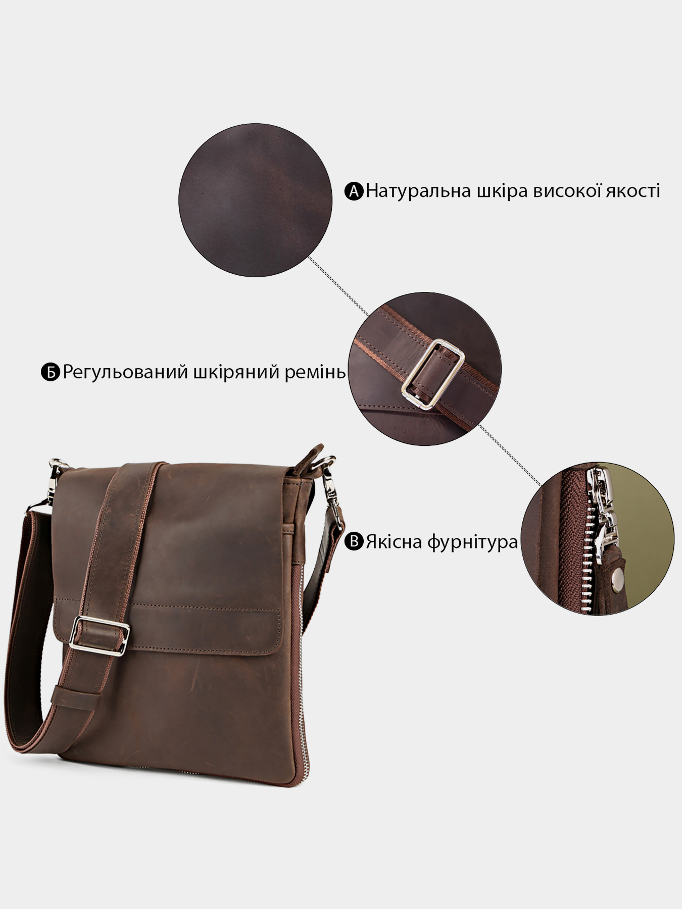 Кросс-боди Shvigel модель bag24_00999 Фото