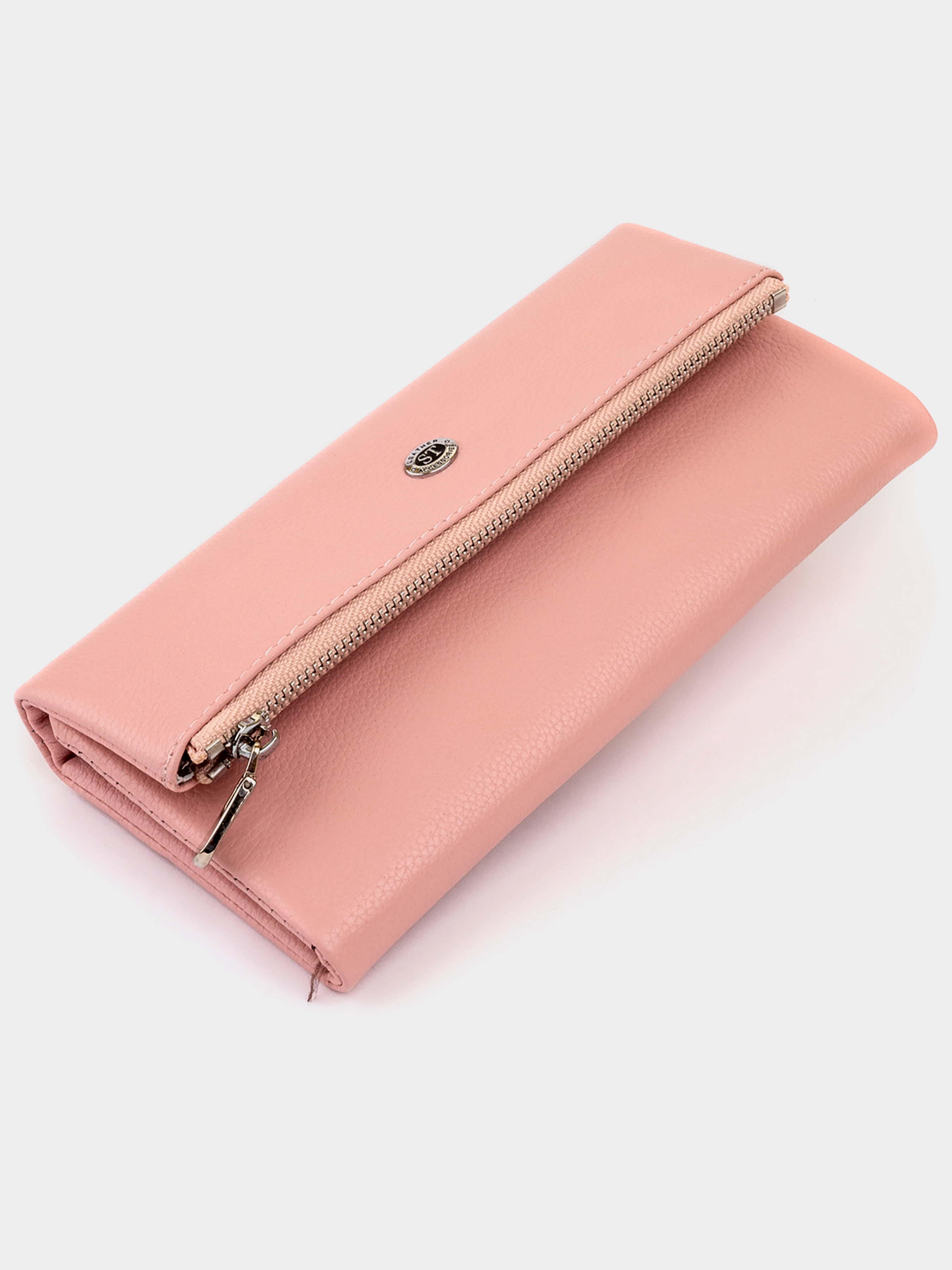 ST Leather Accessories Клатч (bag24_19271) Жіноче колір - Рожевий матеріал - Шкіра