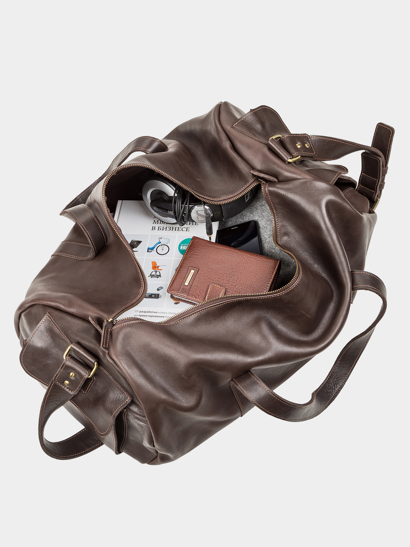 Дорожная сумка Grande Pelle модель bag24_11044 Фото