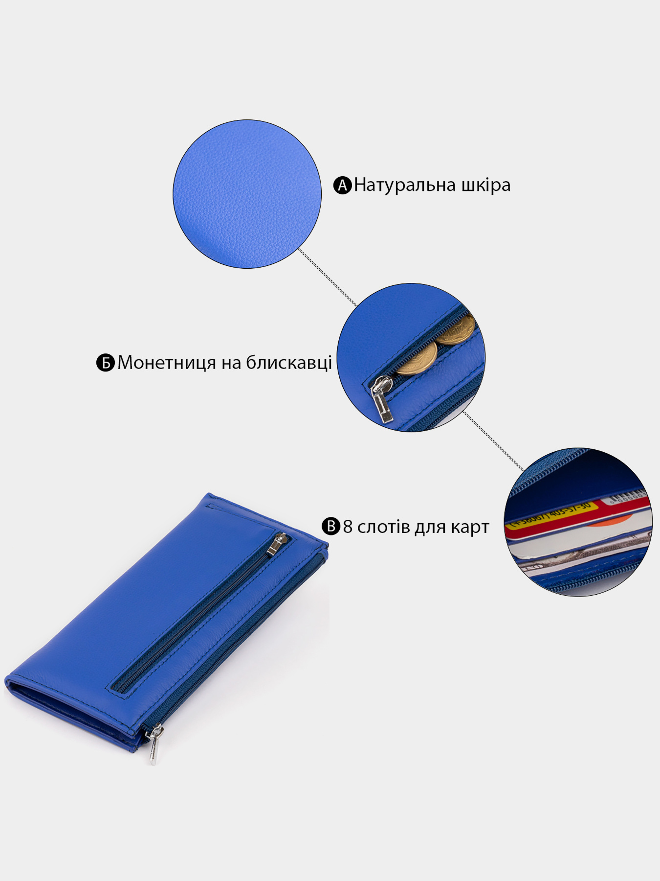 Гаманець ST Leather Accessories модель bag24_19329 Фото