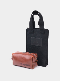 Компактна Органайзер-косметичка з гладкої шкіри на блискавці Україна GRANDE PELLE  Світло-коричнева Grande Pelle модель bag24_16763 Фото