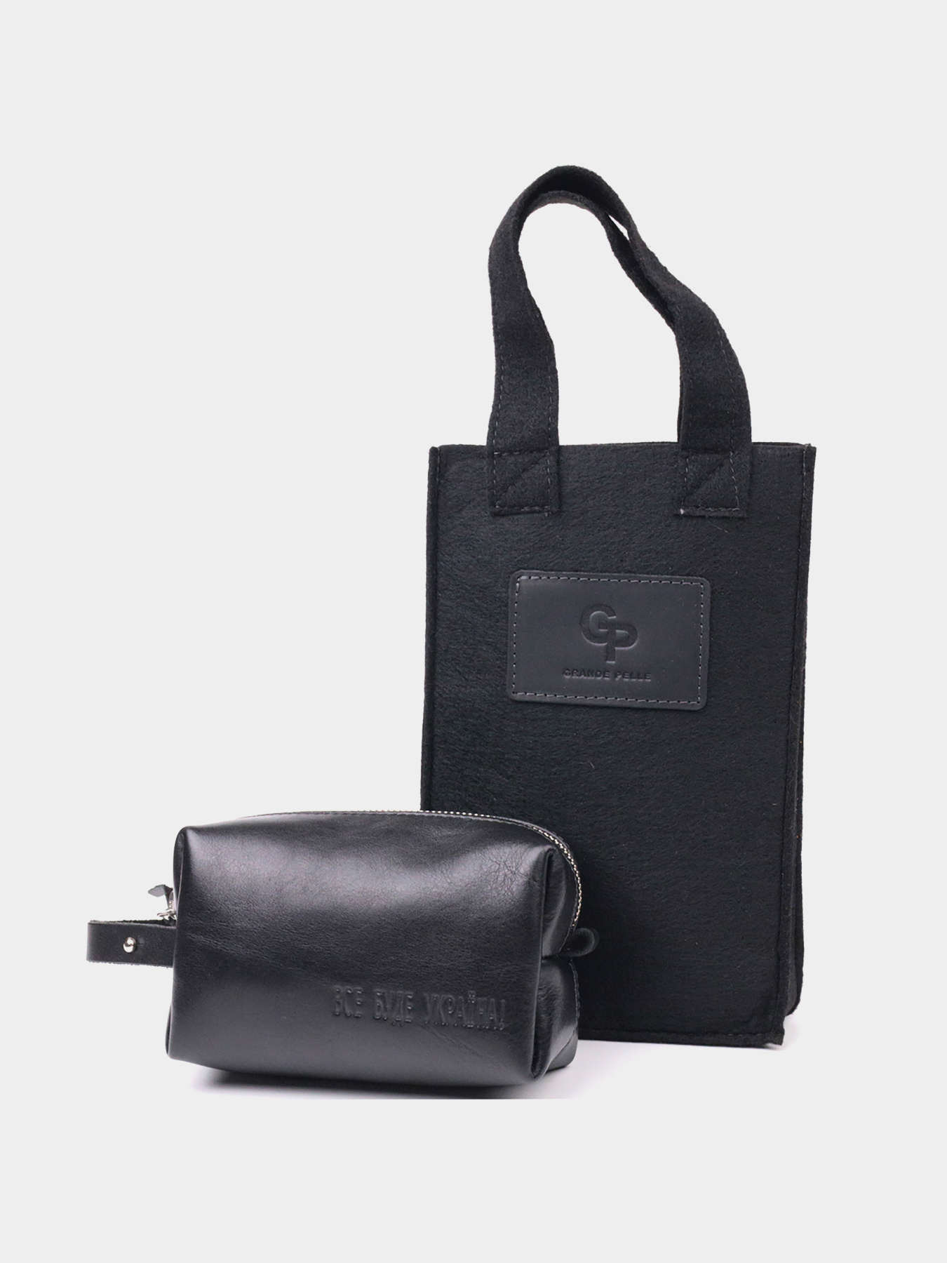 Небольшая Органайзер-косметичка из гладкой кожи на молнии Grande Pelle модель bag24_16761 Фото