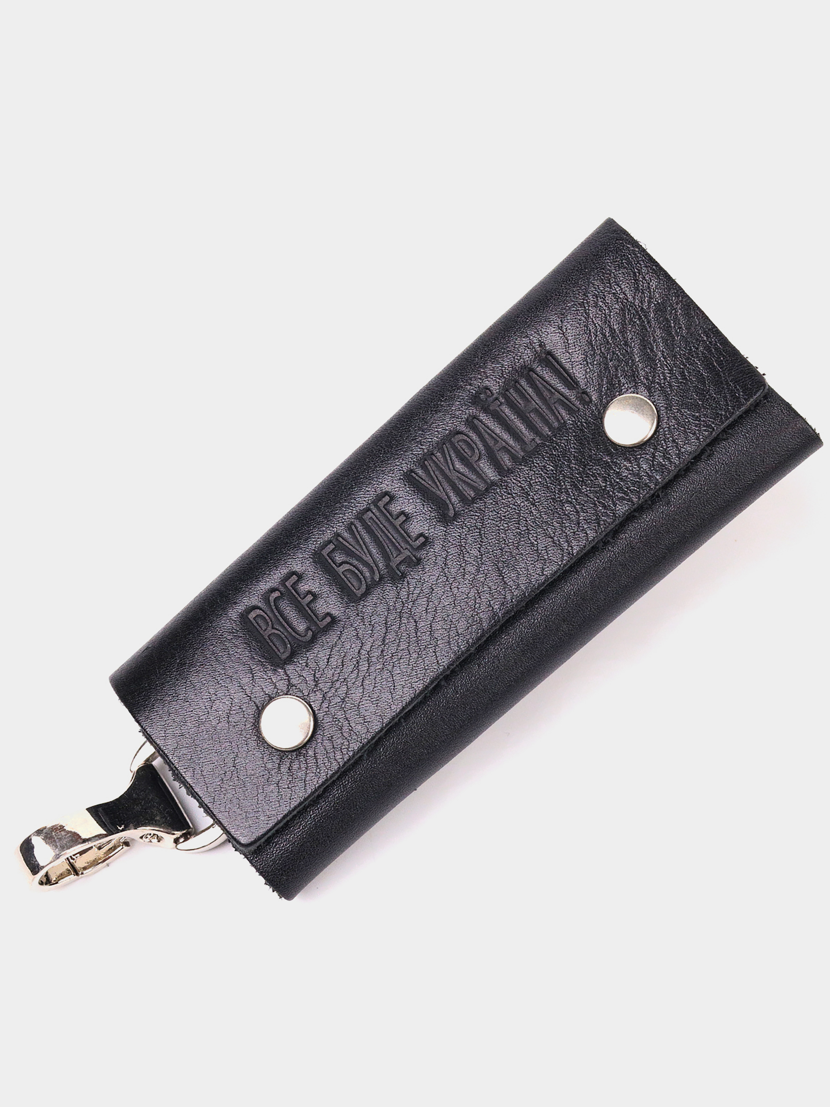 Grande Pelle Ключниця (bag24_16719) Унісекс колір - Чорний матеріал - Шкіра