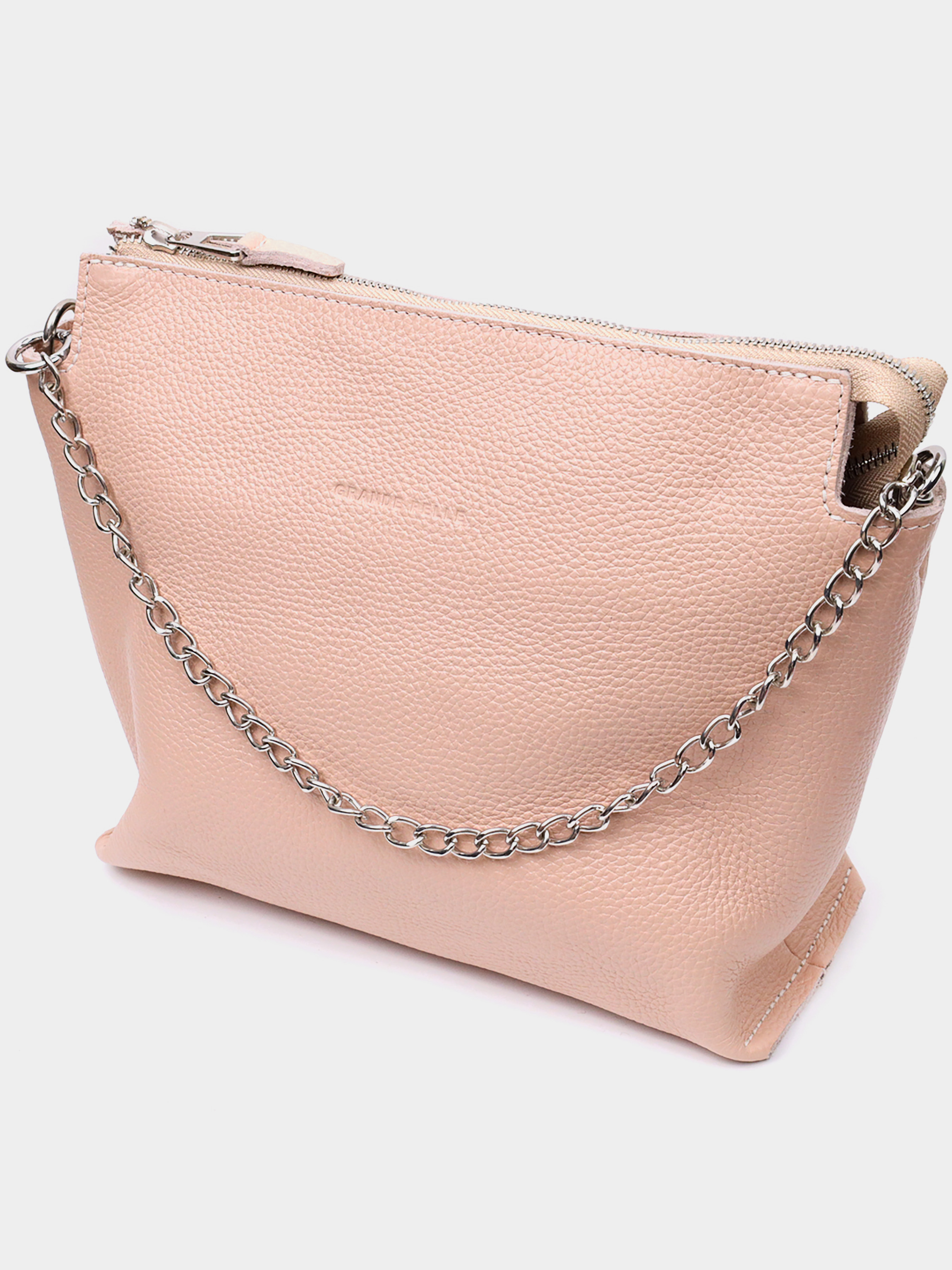 Grande Pelle Крос-боді (bag24_11695) Жіноче колір - Рожевий матеріал - Шкіра