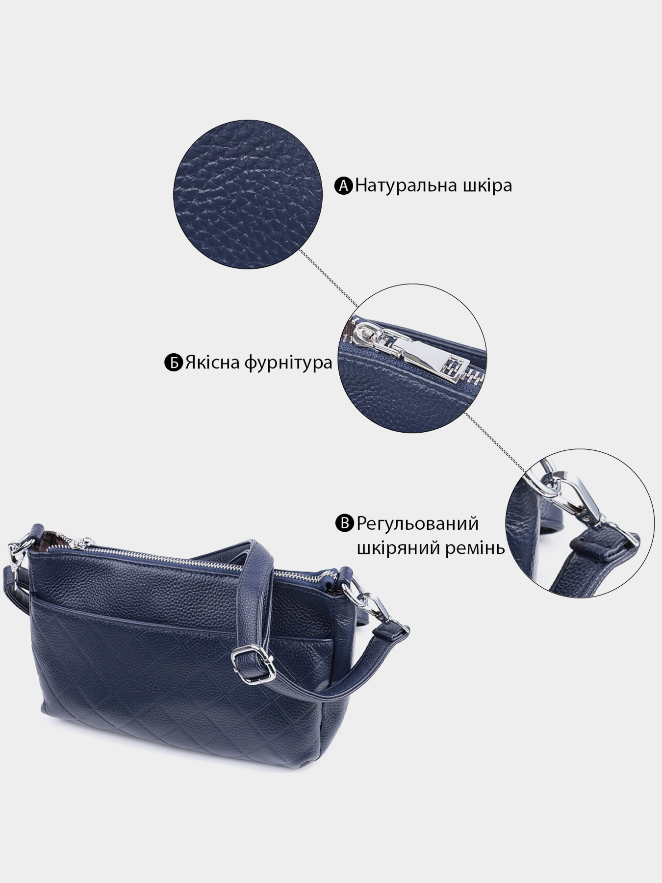 Кросс-боди Vintage модель bag24_22806 Фото