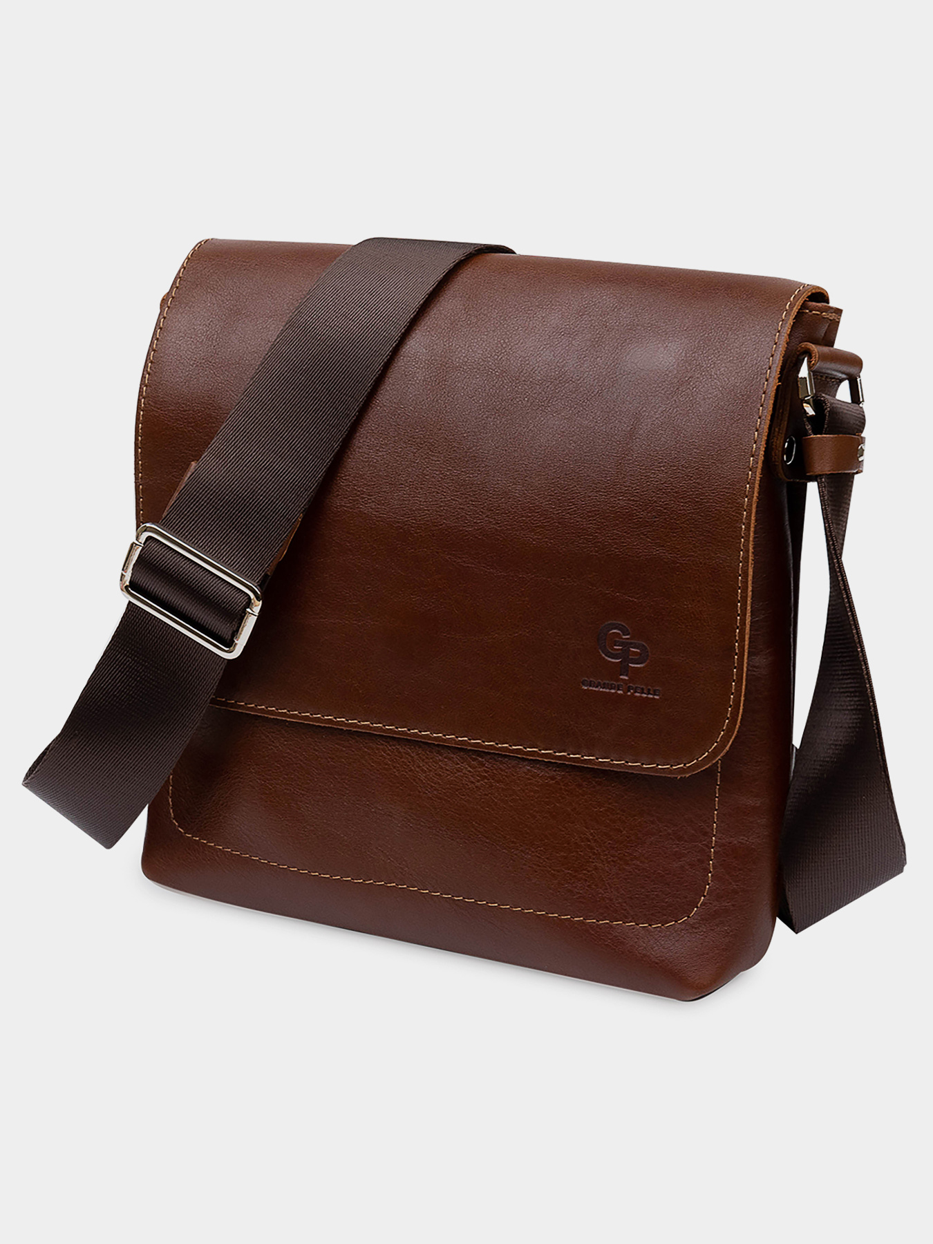 Мессенджер Grande Pelle модель bag24_11567 Фото